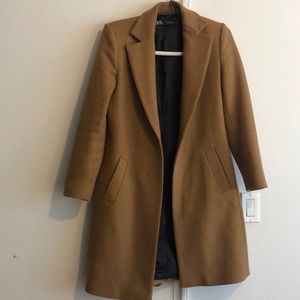 Camel Zara coat